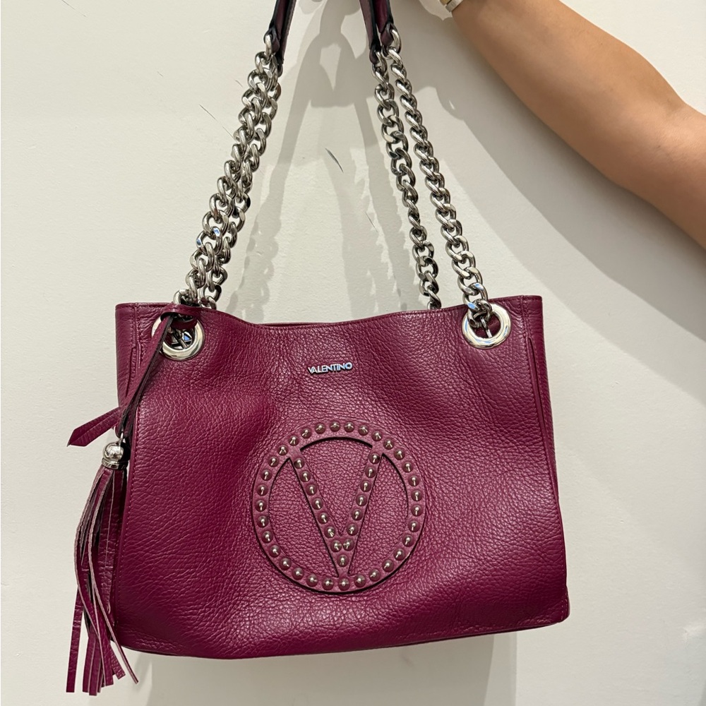 Valentino by Mario Valentino Luisa Rock Leather Shoulder bag